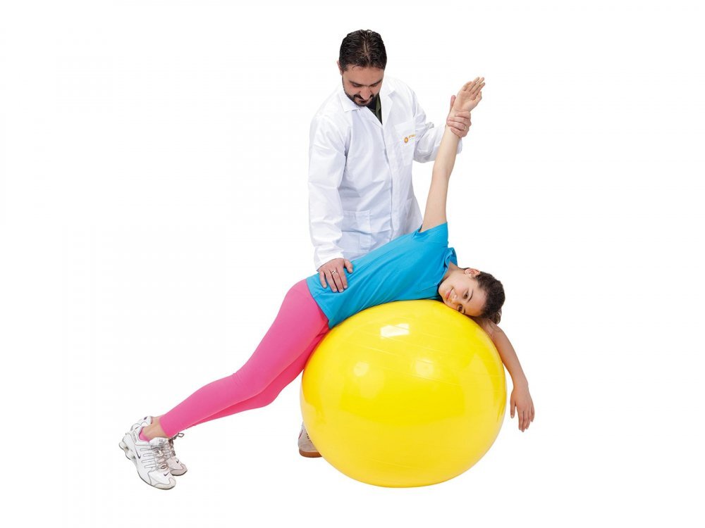 Gymnic Minge fizioterapeutica Clasic 75 cm galben