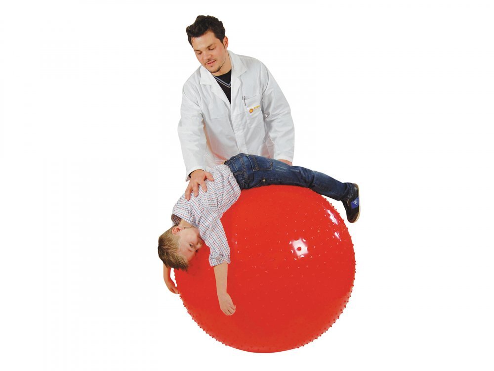 Gymnic Minge fizioterapeutica Therasensory Verde cu noduli de masaj diametr 65 cm