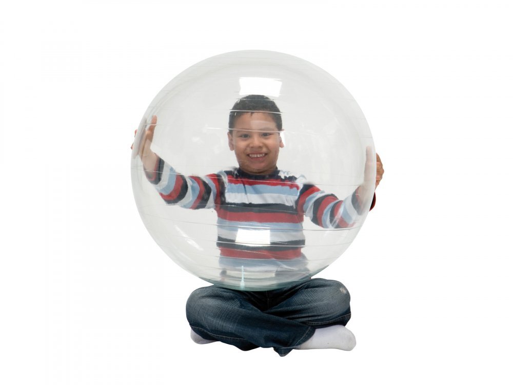 Gymnic Minge fizioterapie transparenta Opti Ball diametru 75 cm