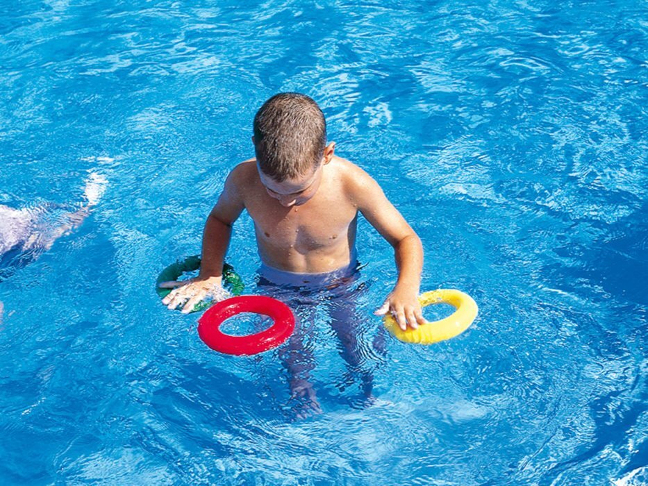 Gymnic Set 4 inele din cauciuc moale de stimulare senzoriala Gym Ring
