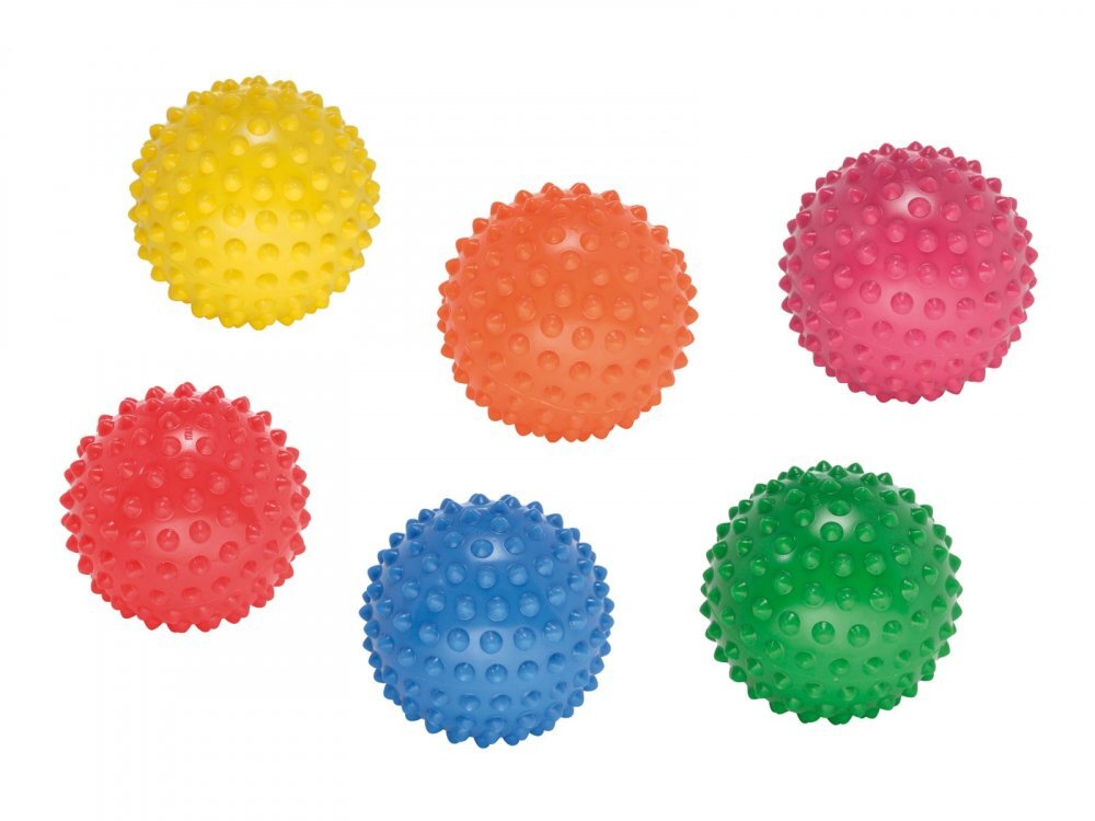 Gymnic Set de 6 mingi senzoriale Arici