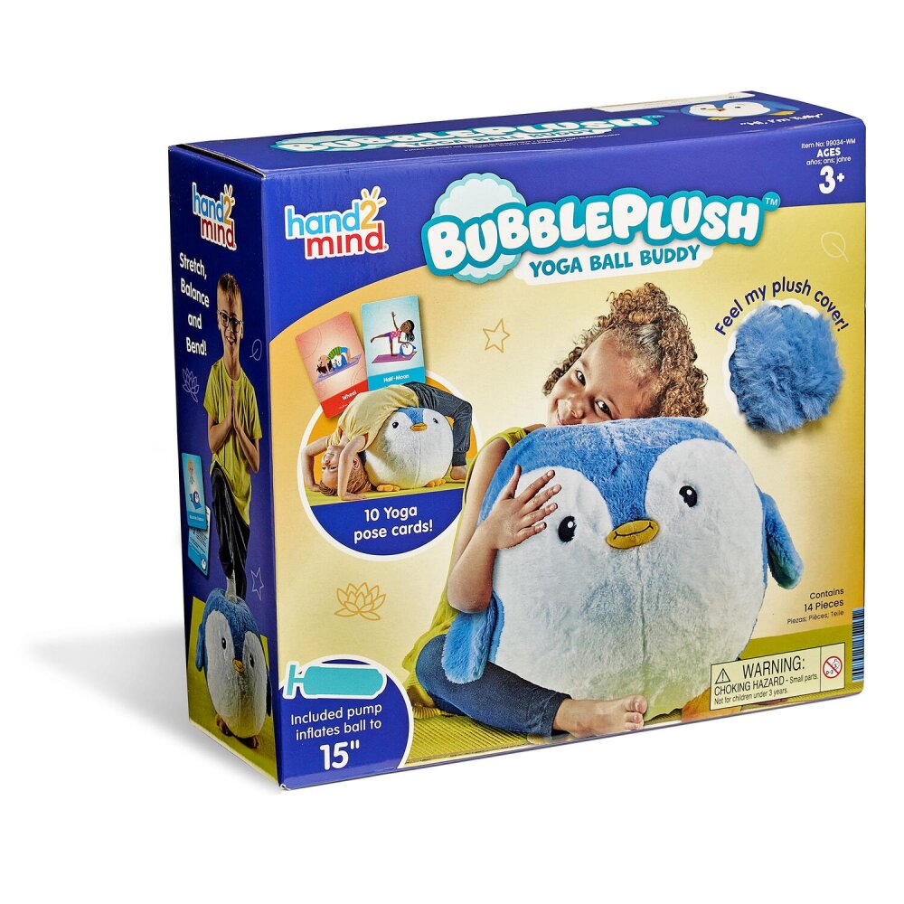 Hand2Mind Minge de plus Yoga BubblePlush Pinguin