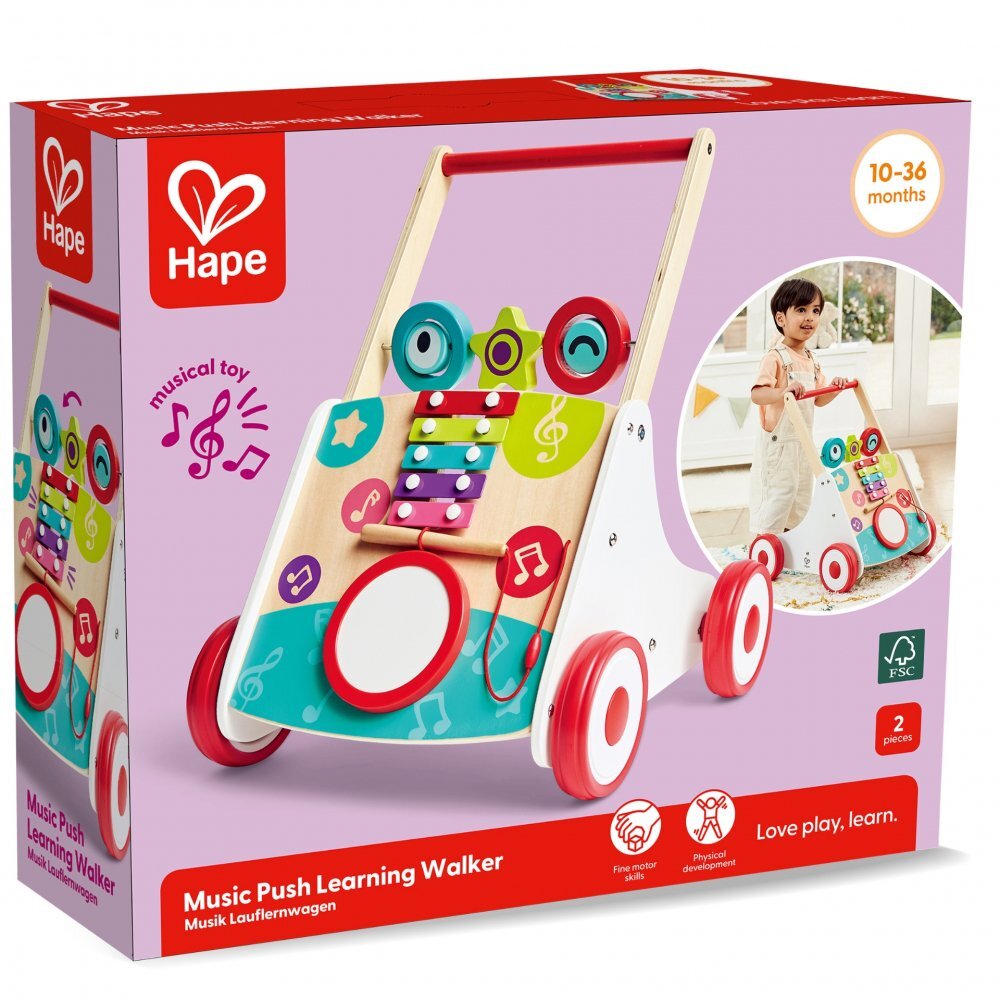 HAPE Antepremergator muzical din lemn