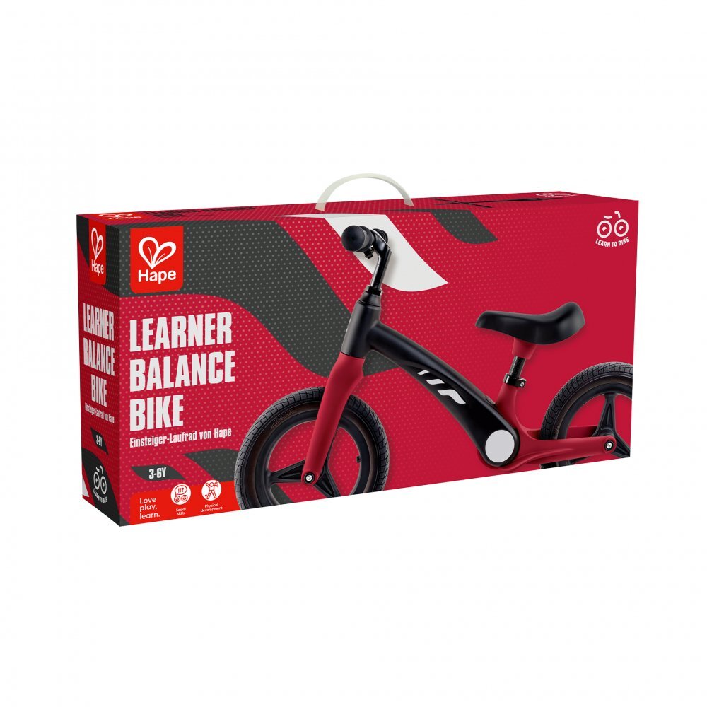 HAPE Bicicleta de echilibru pentru copii rosie