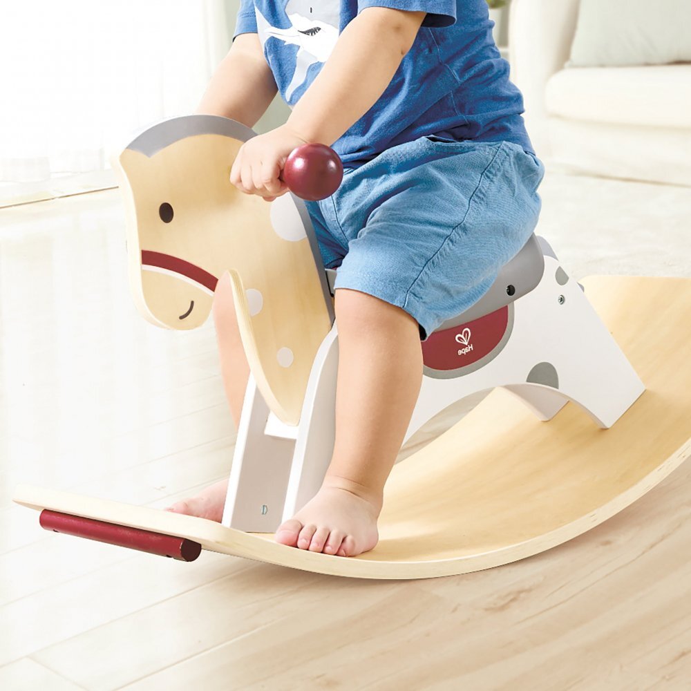 HAPE Jucarie 2 in 1 Cal balansoar si jucarie de echilibru