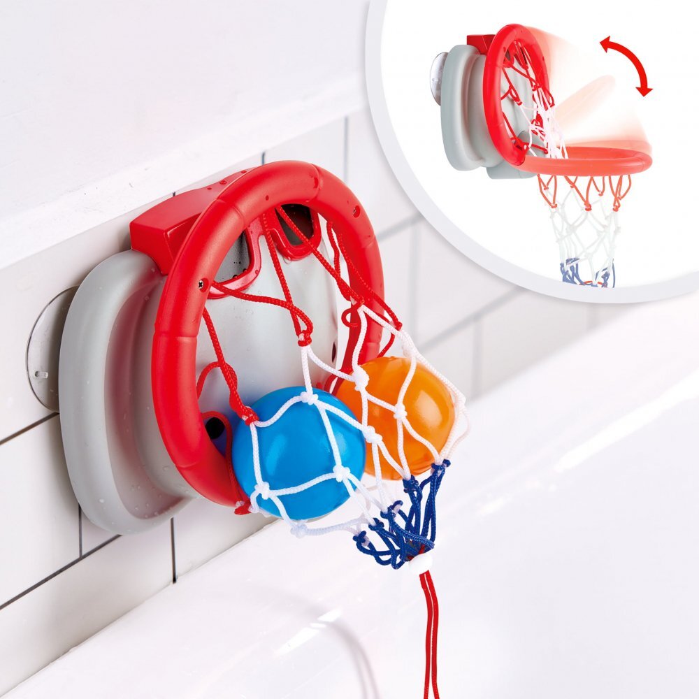 HAPE Jucarie de baie Cos de baschet cu elefant