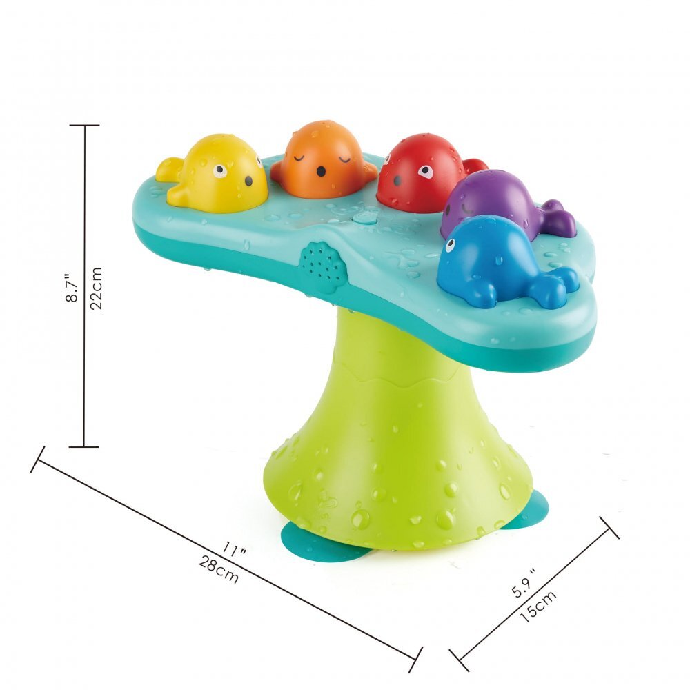 HAPE Jucarie de baie Fantana muzicala cu balene
