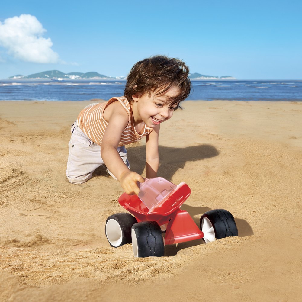 HAPE Jucarie de plaja Dune Buggy rosie