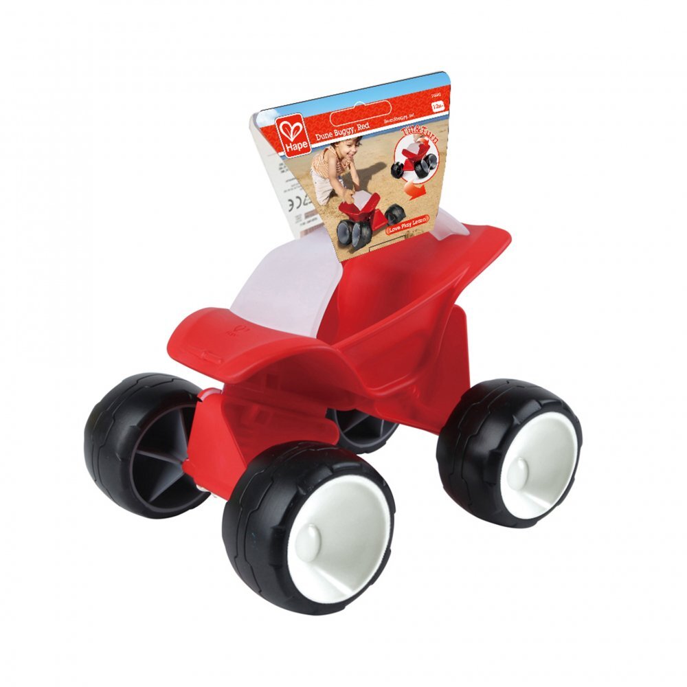 HAPE Jucarie de plaja Dune Buggy rosie