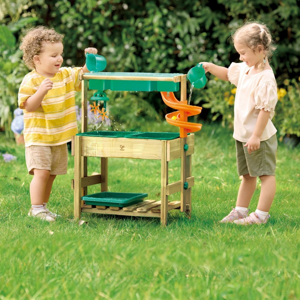 HAPE Masa multifunctionala de joaca cu apa din lemn