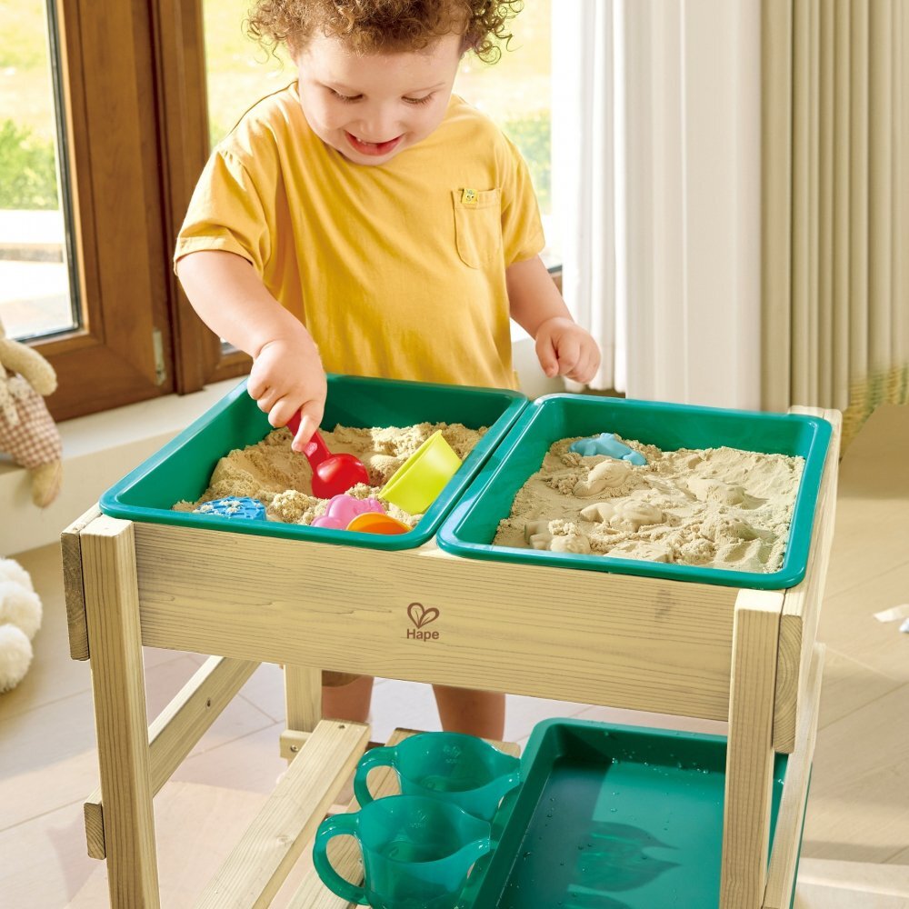 HAPE Masa multifunctionala de joaca cu apa din lemn