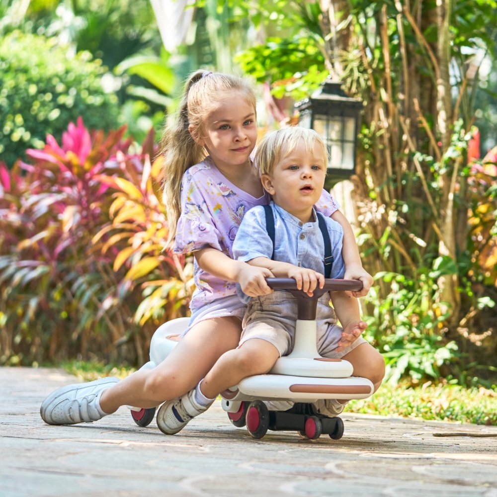 HAPE Masinuta pentru copii Wiggle and Giggle alba