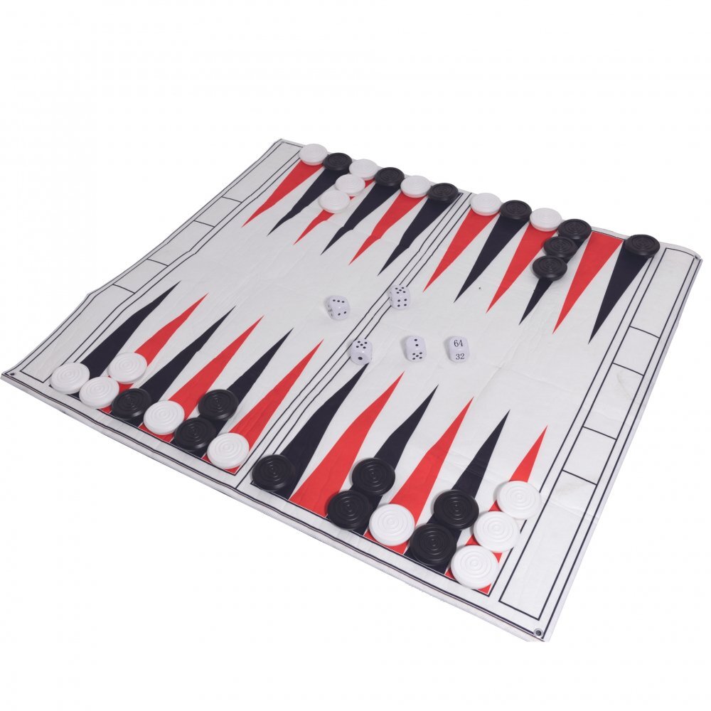 HAPE Set cu 3 jocuri de exterior Sah dame si table