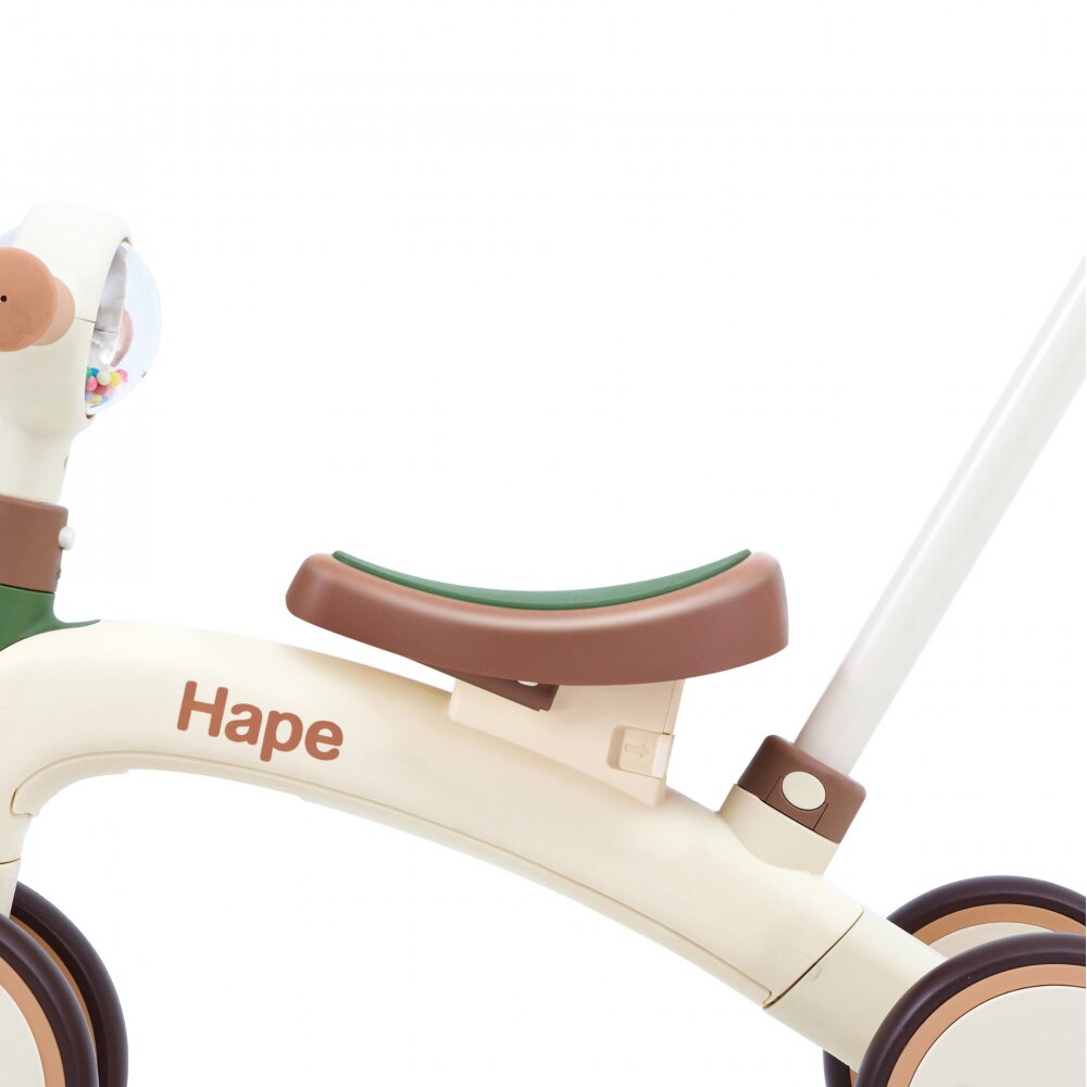 HAPE Tricicleta pentru copii 4 in 1 cu sa reglabila si roti Eva