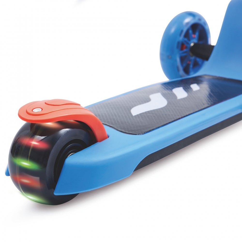 HAPE Trotineta pentru copii Glide Kick Scooter albastru cu ghidon reglabil si roti luminoase