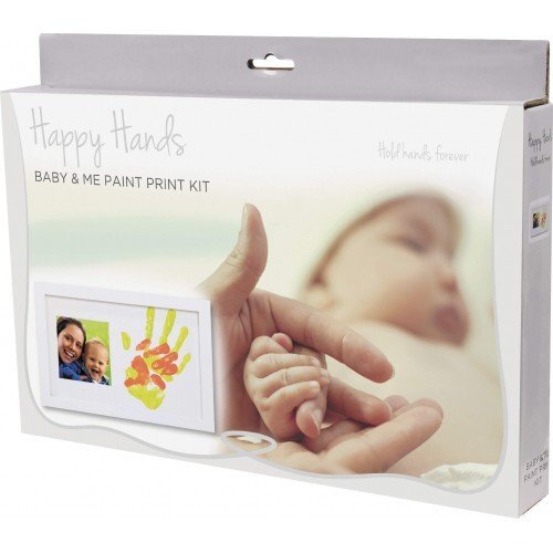 Happy Hands Rama foto cu amprente mama si bebe