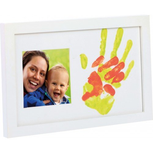 Happy Hands Rama foto cu amprente mama si bebe