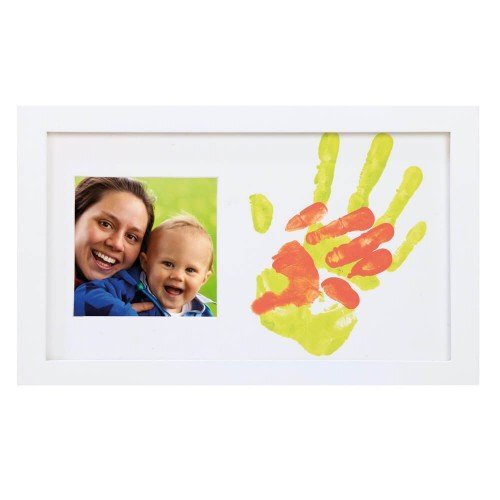 Happy Hands Rama foto cu amprente mama si bebe