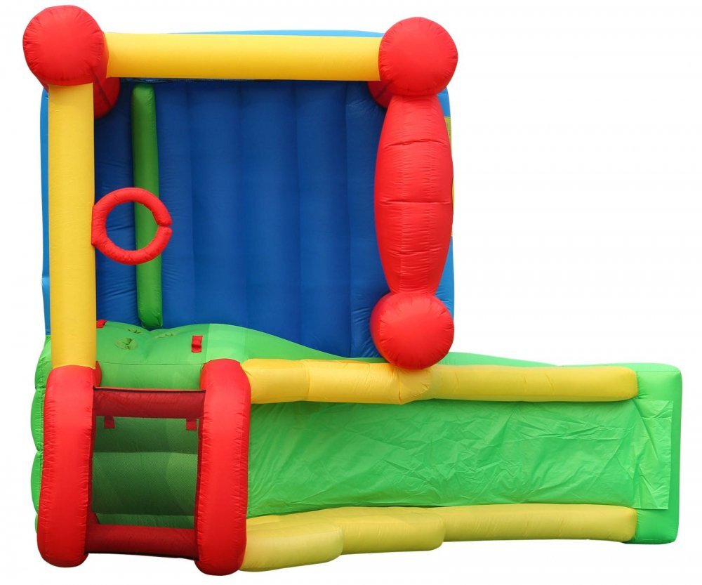 Happy Hop Saltea gonflabil Play Center 6 in 1 cu spaiu de crat loc de joac cu bile co de baschet si tunel