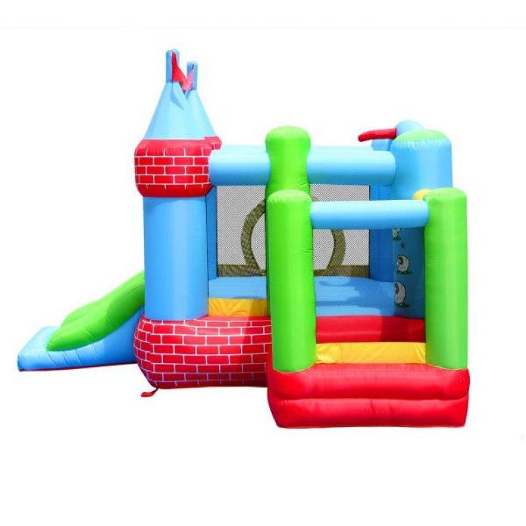 Happy Hop Saltea gonflabila Castel cu loc de joaca cu bile