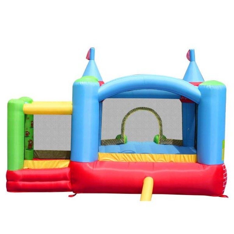 Happy Hop Saltea gonflabila Castel cu loc de joaca cu bile