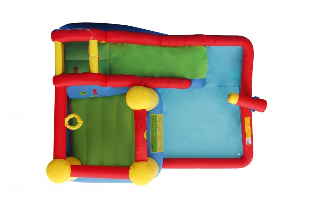 Happy Hop Saltea gonflabila JumpSplash cu piscina tun cu apa tobogan si spatiu de catarat