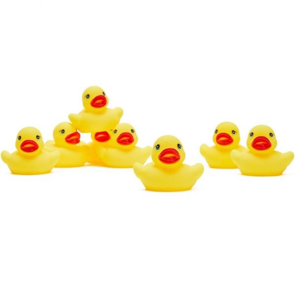 Happy World Set 8 ratuste din cauciuc pentru baie 5.5x5.5x4 cm