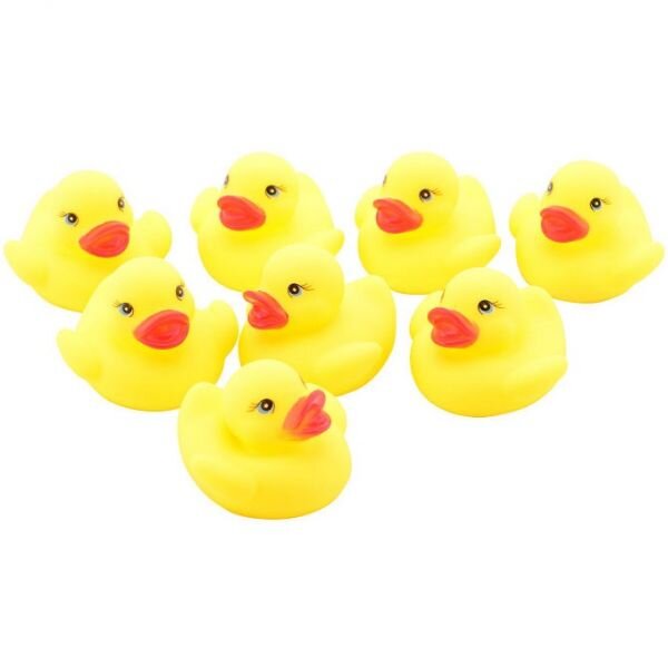 Happy World Set 8 ratuste din cauciuc pentru baie 5.5x5.5x4 cm