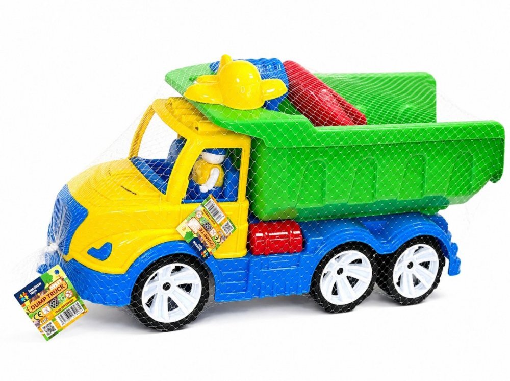 Hashtag Toys Set basculanta verde Mati cu accesorii pentru nisip