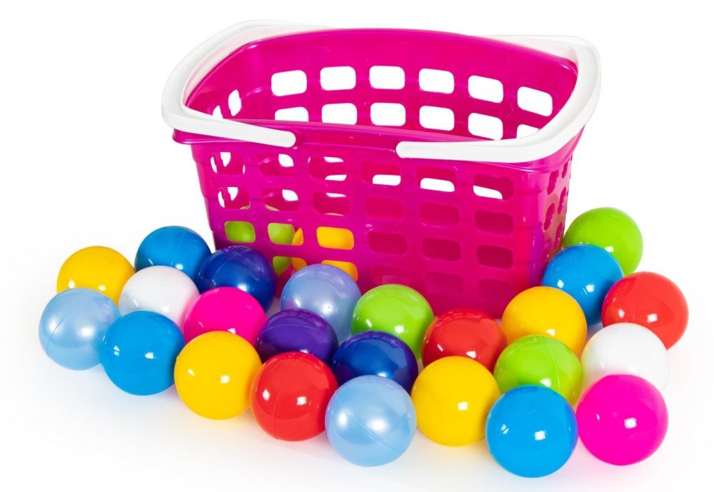 Hashtag Toys Set de joaca cu cosulet si bile colorate