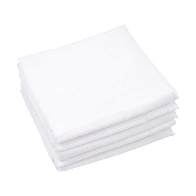 Hausmann (A-Haberkorn) Set 10 scutece din muselina Hausmann albe 70x70 cm
