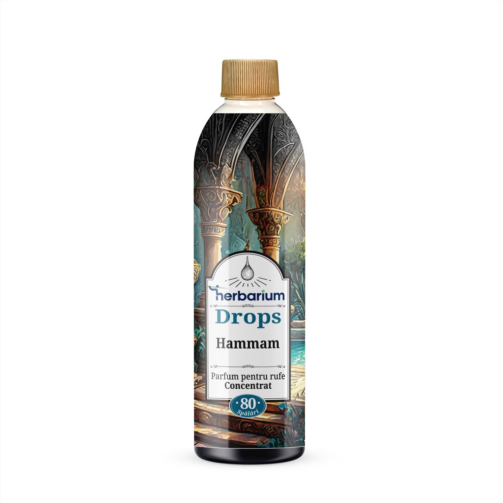 HERBARIUM Parfum concentrat pentru rufe Drops Hammam 200 ml