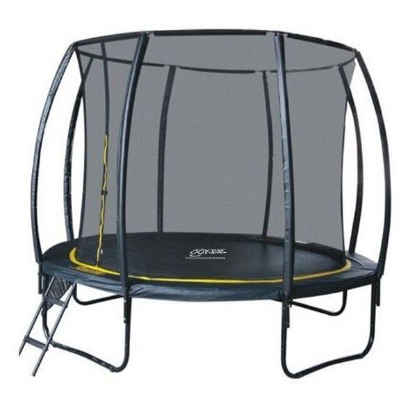 Heutink Set trambulina 305 cm cu plasa si scarita Jump Carbon