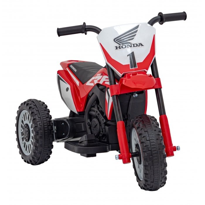 Honda Motocicleta electrica pentru copii CRF 450R 70x41x50 cm rosu 30W cu sunete si panou audio