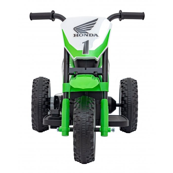Honda Motocicleta electrica pentru copii CRF 450R 70x41x50 cm verde 30W cu sunete si panou audio