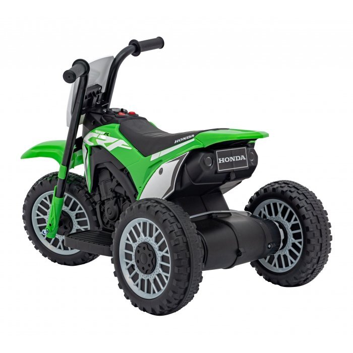 Honda Motocicleta electrica pentru copii CRF 450R 70x41x50 cm verde 30W cu sunete si panou audio