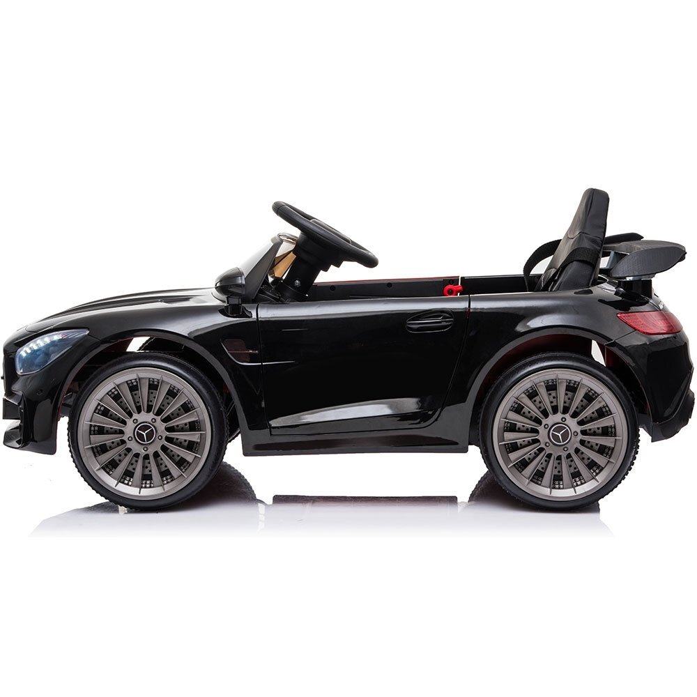 Hubners Masinuta electrica pentru copii Mercedes Benz AMG black 60W cu telecomanda roti Eva pornire la buton si deschidere usi