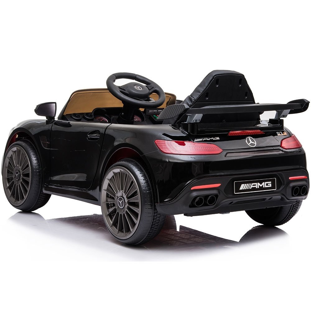 Hubners Masinuta electrica pentru copii Mercedes Benz AMG black 60W cu telecomanda roti Eva pornire la buton si deschidere usi