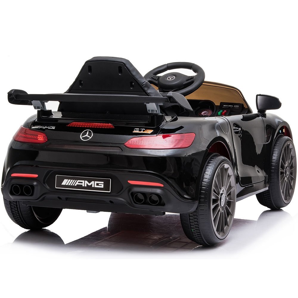 Hubners Masinuta electrica pentru copii Mercedes Benz AMG black 60W cu telecomanda roti Eva pornire la buton si deschidere usi