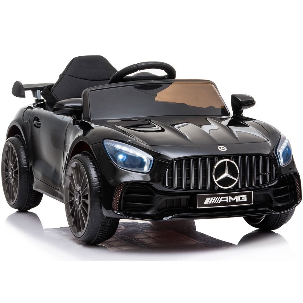 Hubners Masinuta electrica pentru copii Mercedes Benz AMG black 60W cu telecomanda roti Eva pornire la buton si deschidere usi