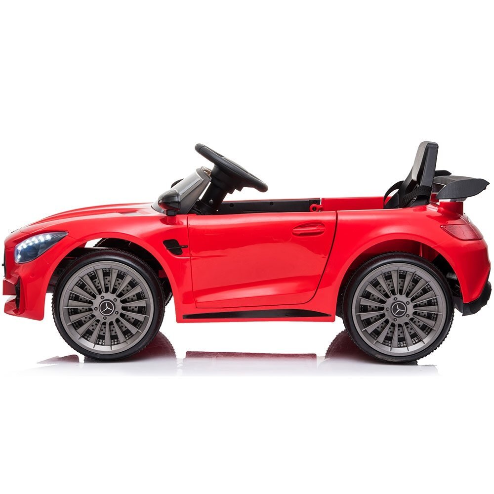 Hubners Masinuta electrica pentru copii Mercedes Benz AMG red 60W cu telecomanda roti Eva pornire la buton si deschidere usi