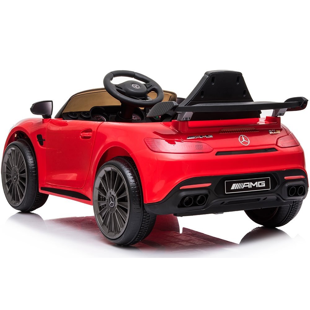 Hubners Masinuta electrica pentru copii Mercedes Benz AMG red 60W cu telecomanda roti Eva pornire la buton si deschidere usi
