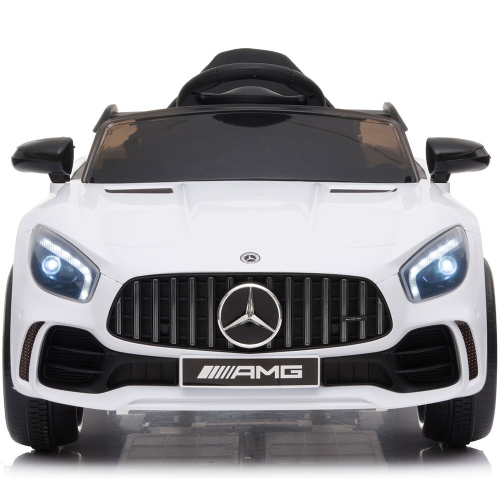Hubners Masinuta electrica pentru copii Mercedes Benz AMG white 60W cu telecomanda roti Eva pornire la buton si deschidere usi