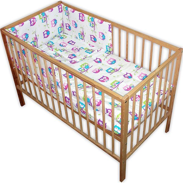 Hubners Lenjerie patut Bufnite 4 piese multicolor