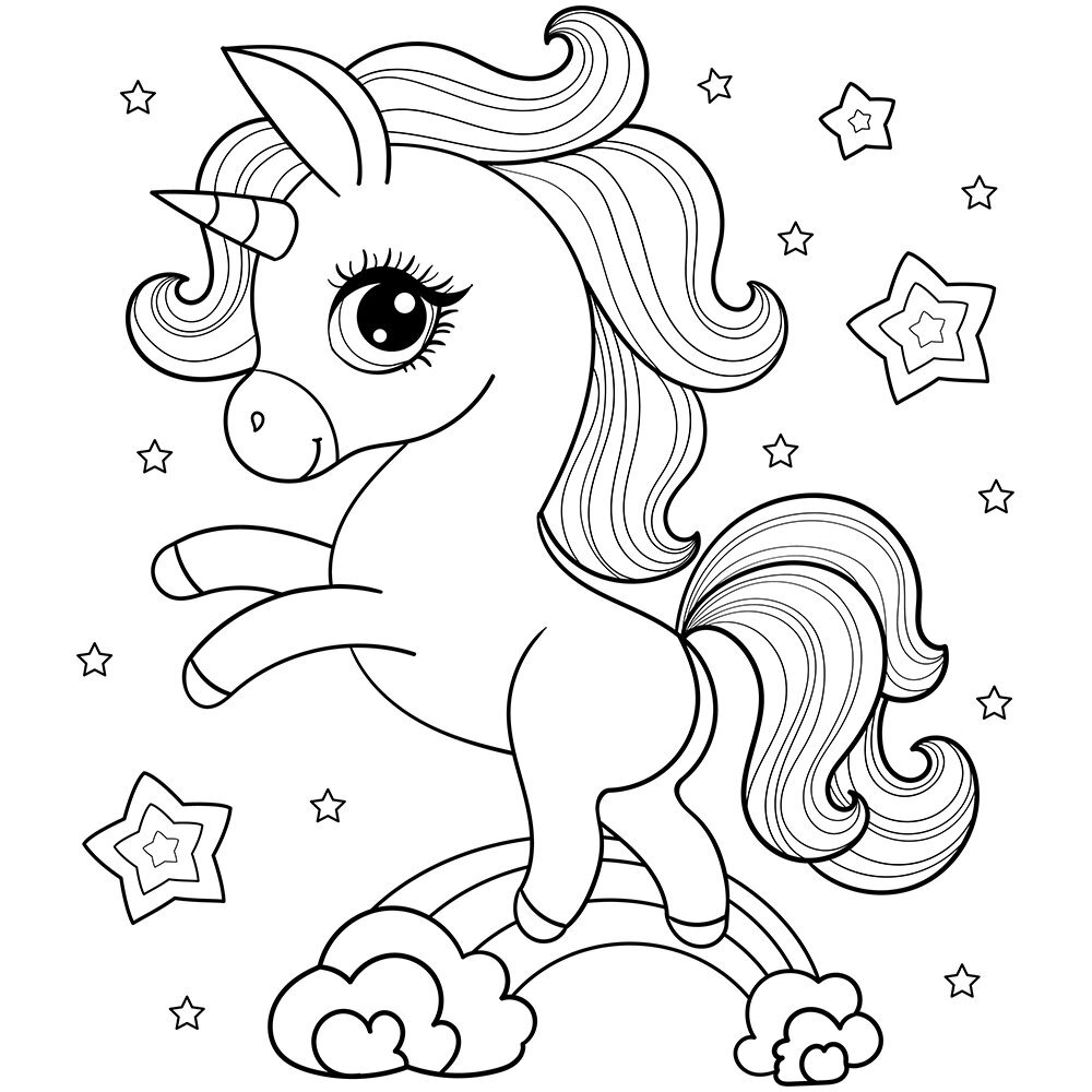 Hubners Patut copii din lemn Calisto Unicorn 120x60 cm maro