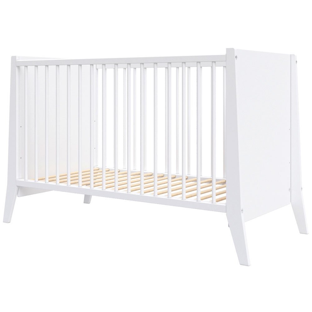 Hubners Patut copii din lemn Cosmo 120x60 cm alb