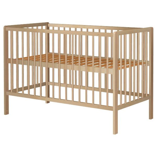 Hubners Patut copii din lemn Dominic 120x60 cm natur