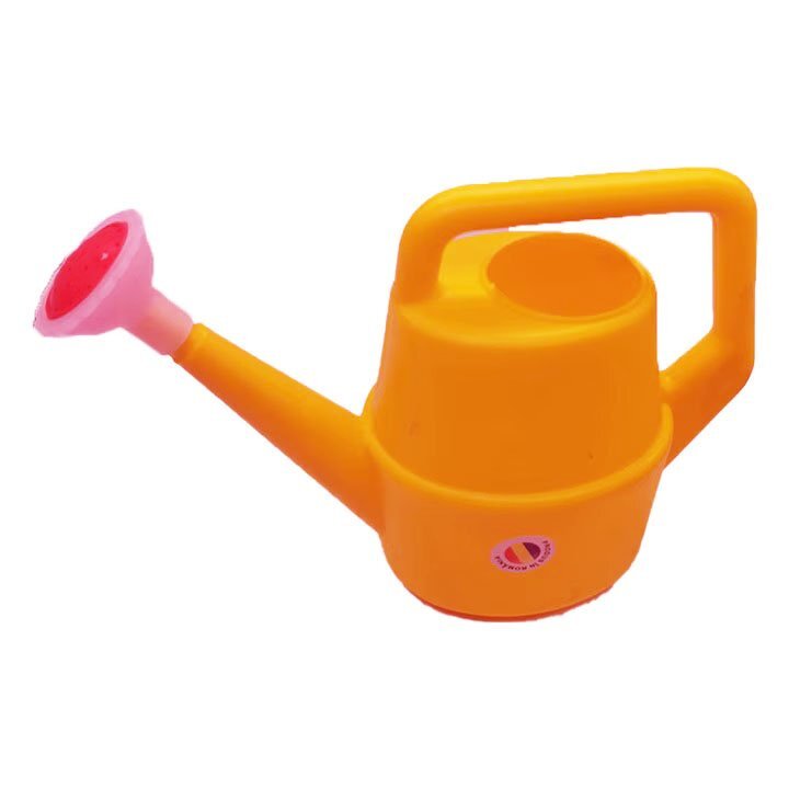 Huby Toys Stropitoare de jucarie pentru copii Orange cu maner si capat cu floricica dimensiune 25 x 9.5 x 17 cm
