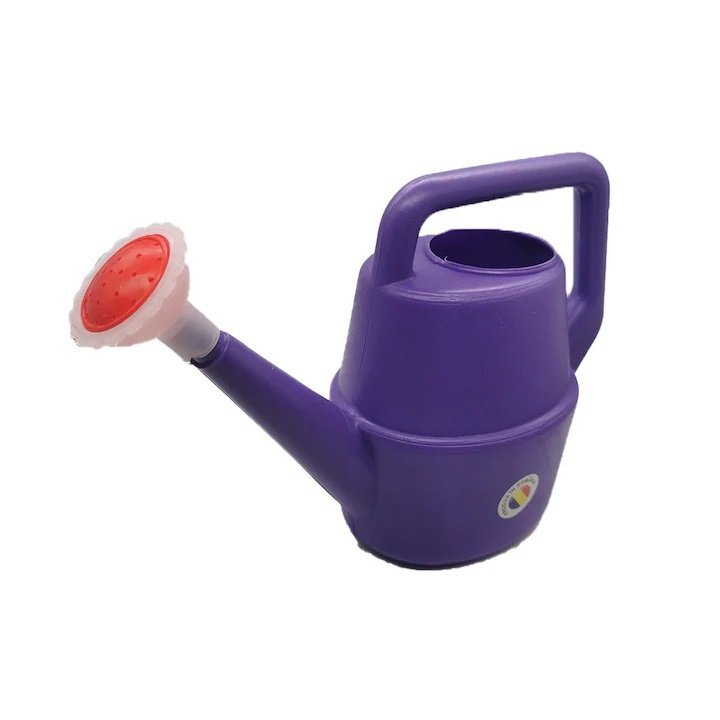 Huby Toys Stropitoare de jucarie pentru copii Purple cu maner si capat cu floricica dimensiune 25 x 9.5 x 17 cm