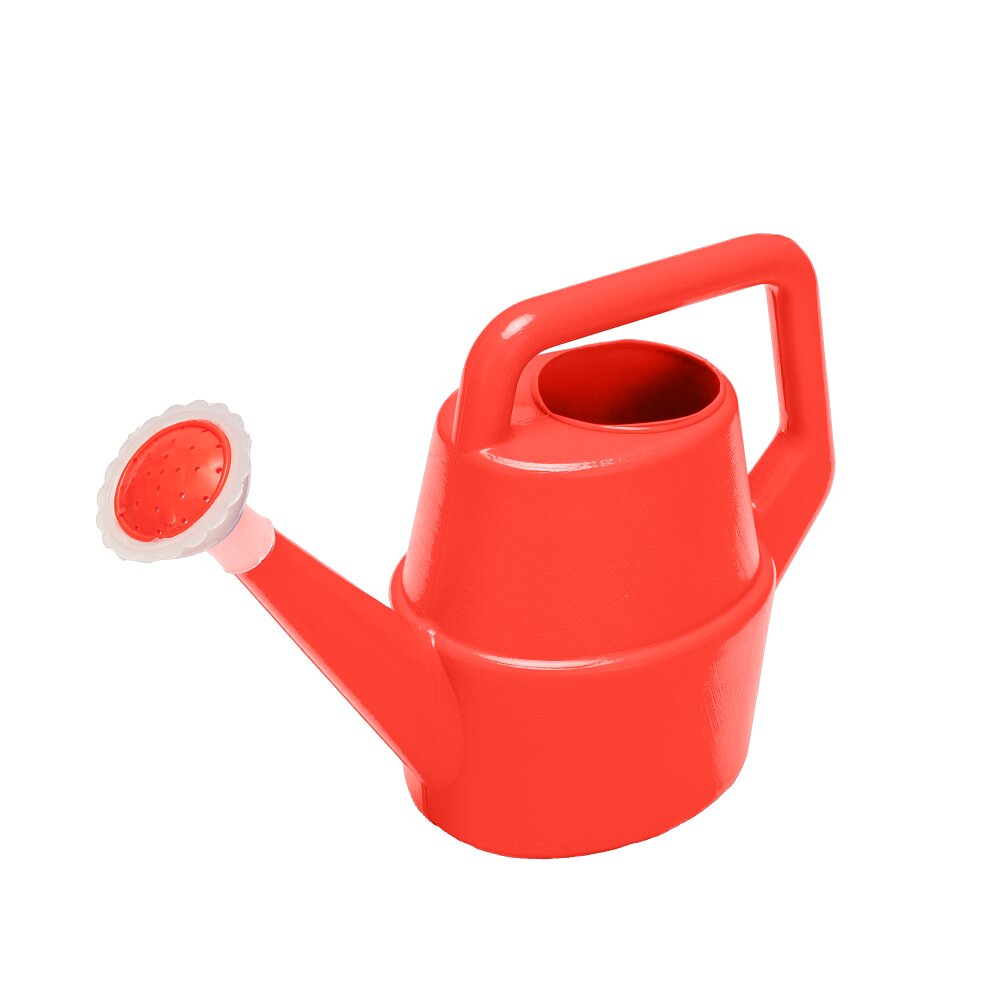 Huby Toys Stropitoare de jucarie pentru copii Red cu maner si capat cu floricica dimensiune 25 x 9.5 x 17 cm